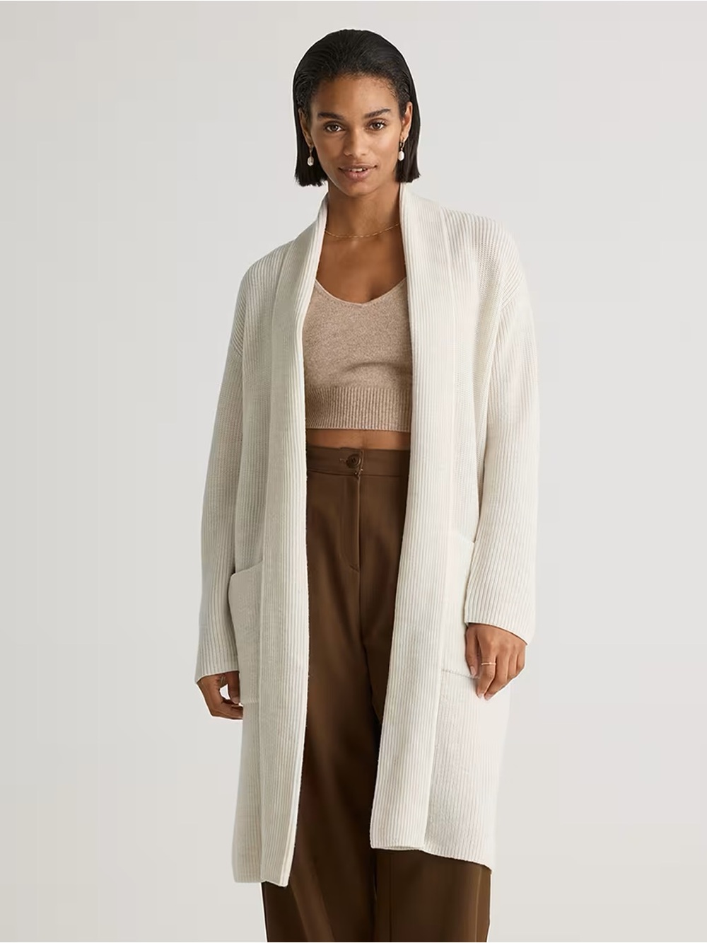 Quince Australian Merino Wool Duster Cardigan